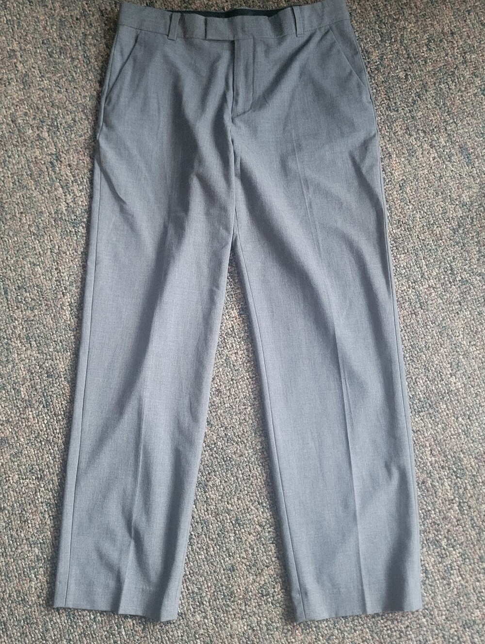 Calvin Klein Boys Gray Dress Pants